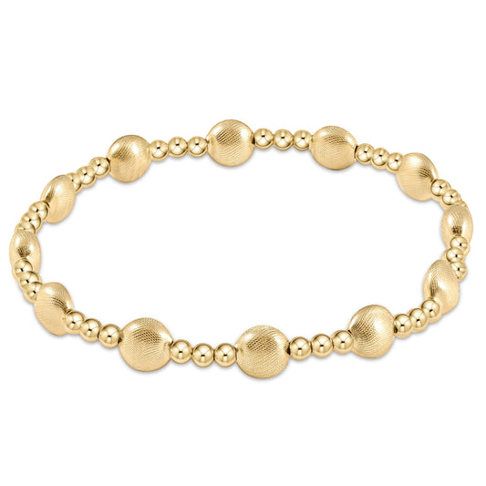 enewton Extends - Honesty Gold Sincerity Pattern Bead Bracelet