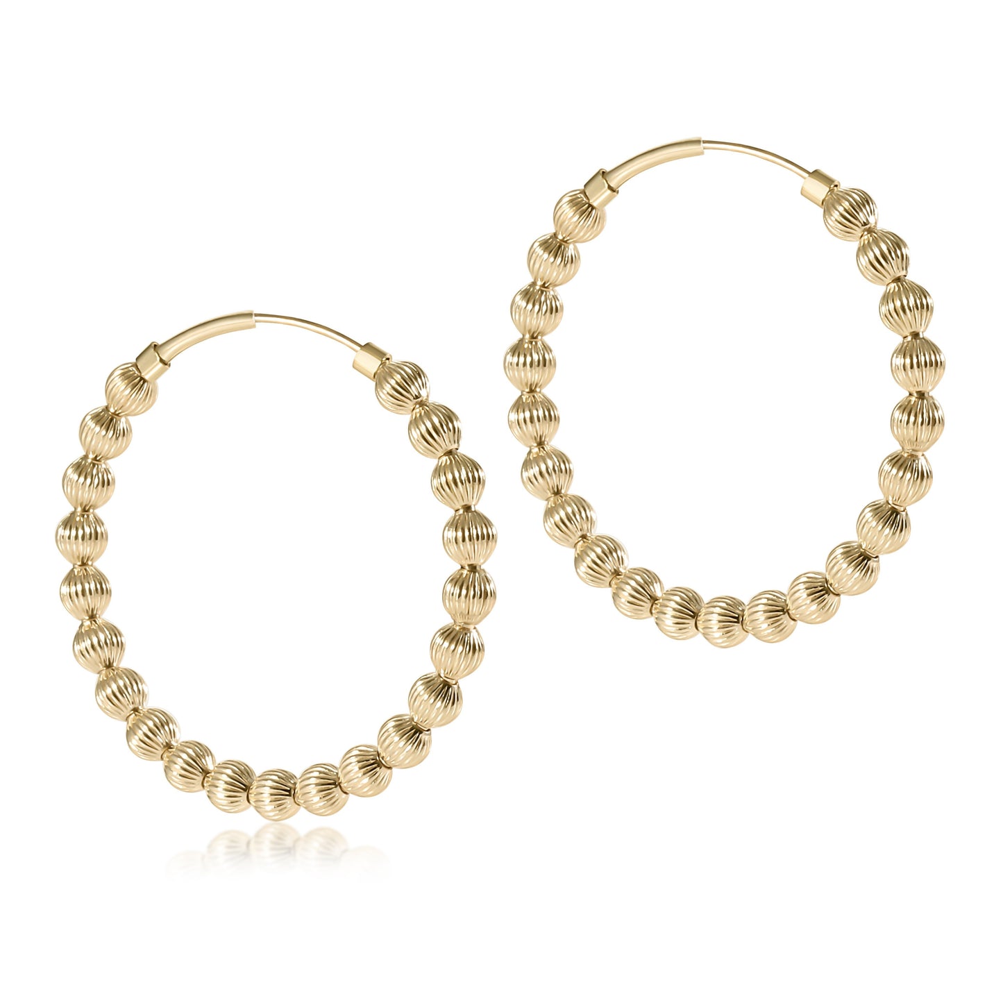 Endless Gold 1.25" Hoop - 4mm Dignity Gold
