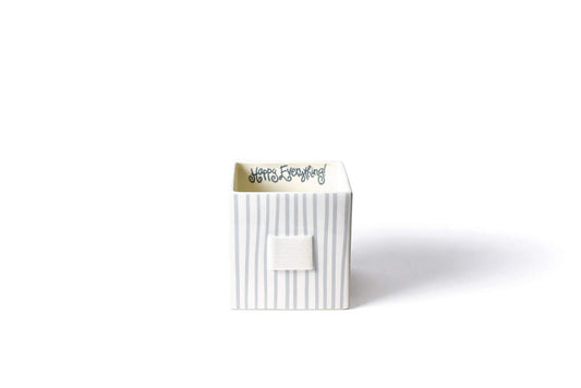 Stone Stripe Medium Mini Nesting Cube