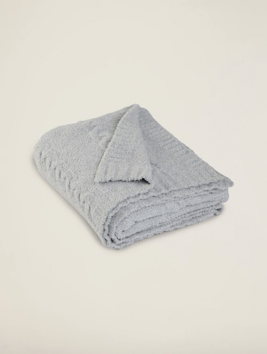 CozyChic Heathered Cable Blanket