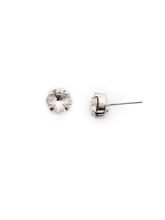 Winslow Stud Earrings - Palladium Silver