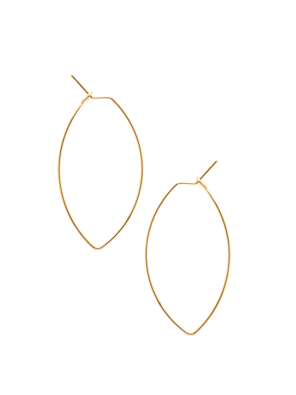 Caroline Hoop Earrings - Bright Gold
