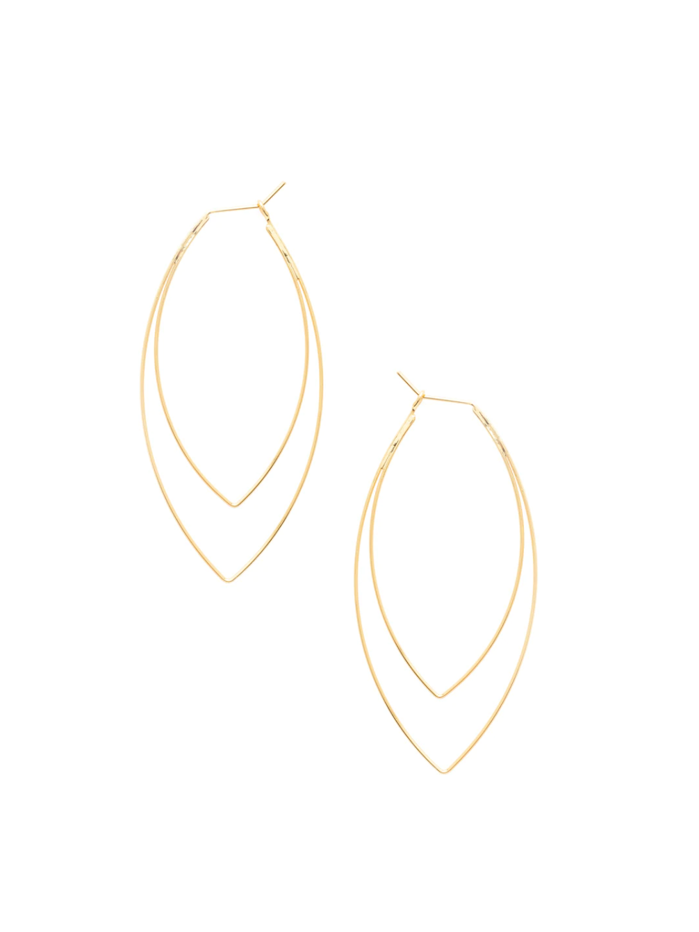 Tammy Hoop Earrings - Bright Gold