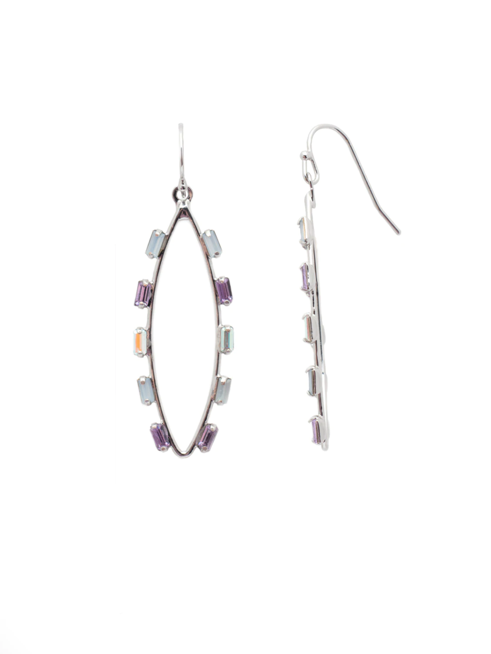 Violette Ovale Dangle Earrings