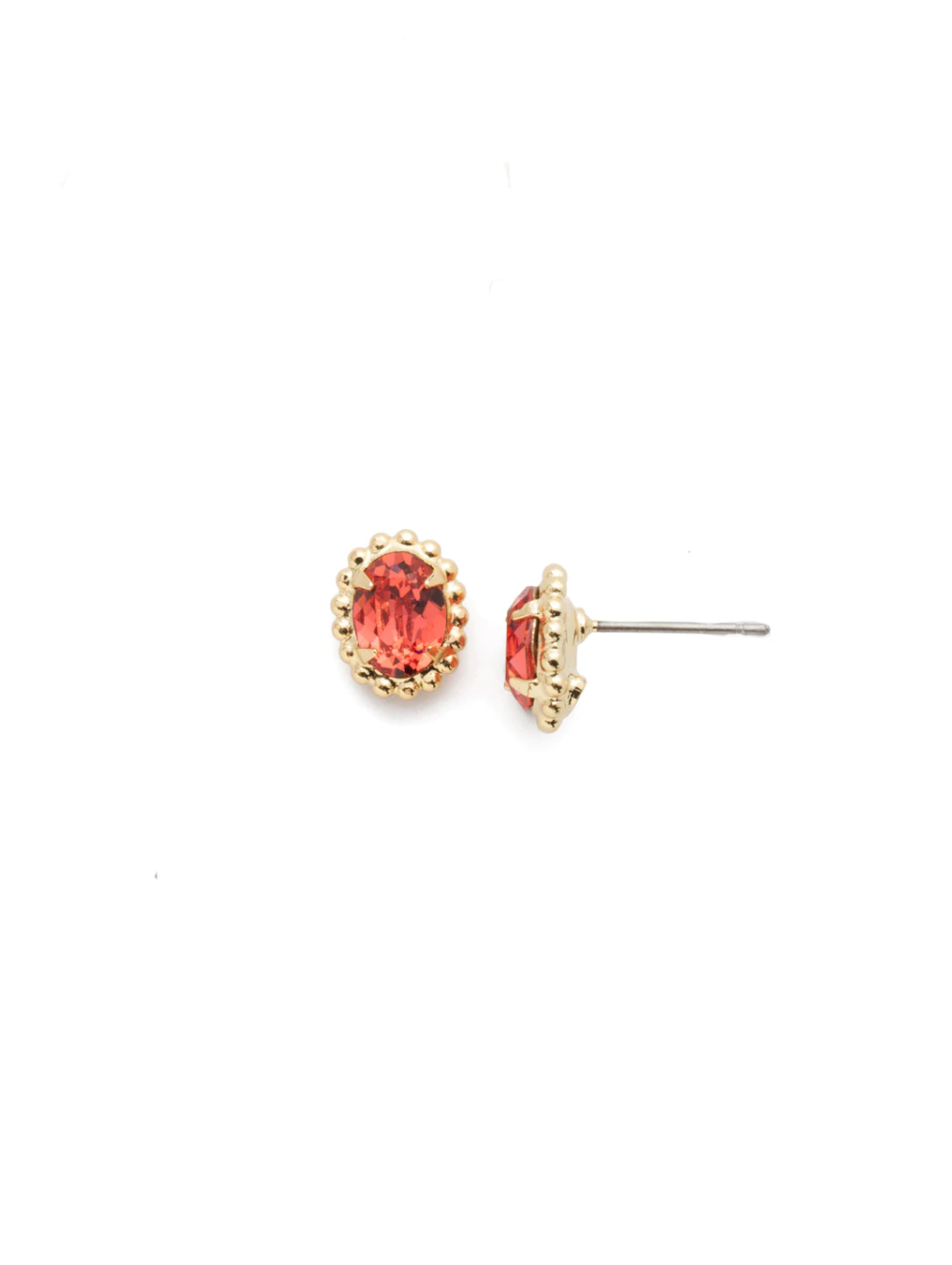 Maisie Stud Earrings - Bright Gold