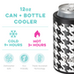 Houndstooth Can + Bottle Cooler (12oz)