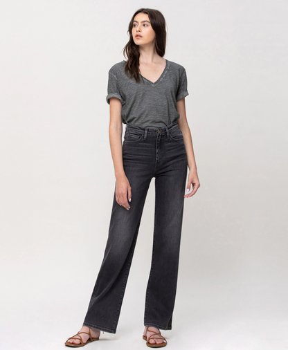 High Rise Slim Wide Leg Jeans - Close to You