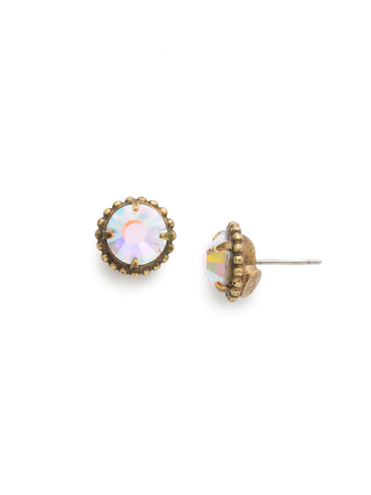 Simplicity Stud Earring - Antique Gold