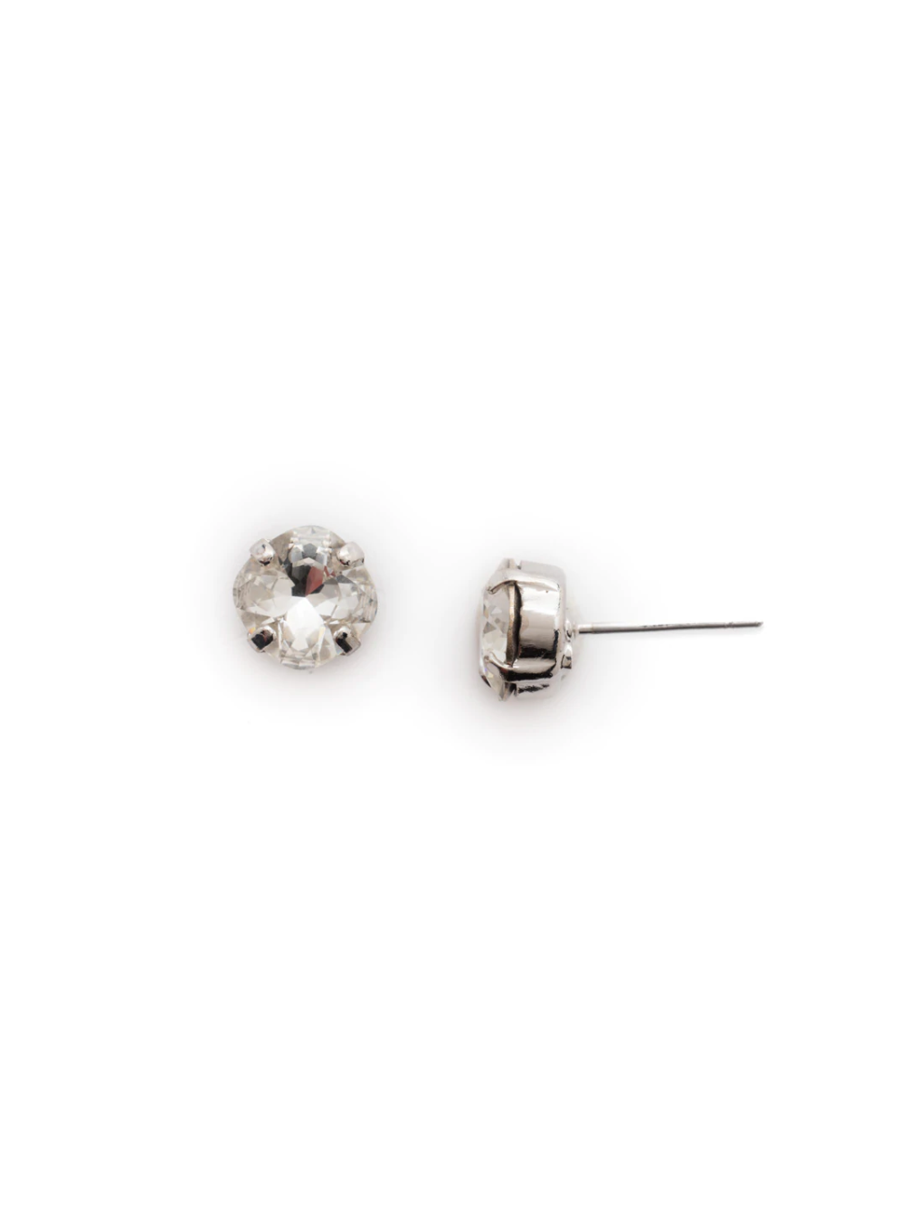 One and Only Stud Earrings - Palladium Silver