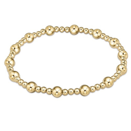 enewton Extends - Classic Sincerity Pattern Bead Bracelet - Gold