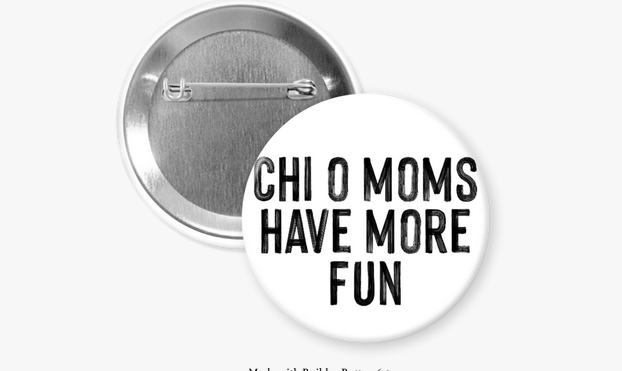 Sorority Mom Pride Buttons
