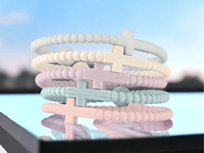 Pastel Cross Bracelets