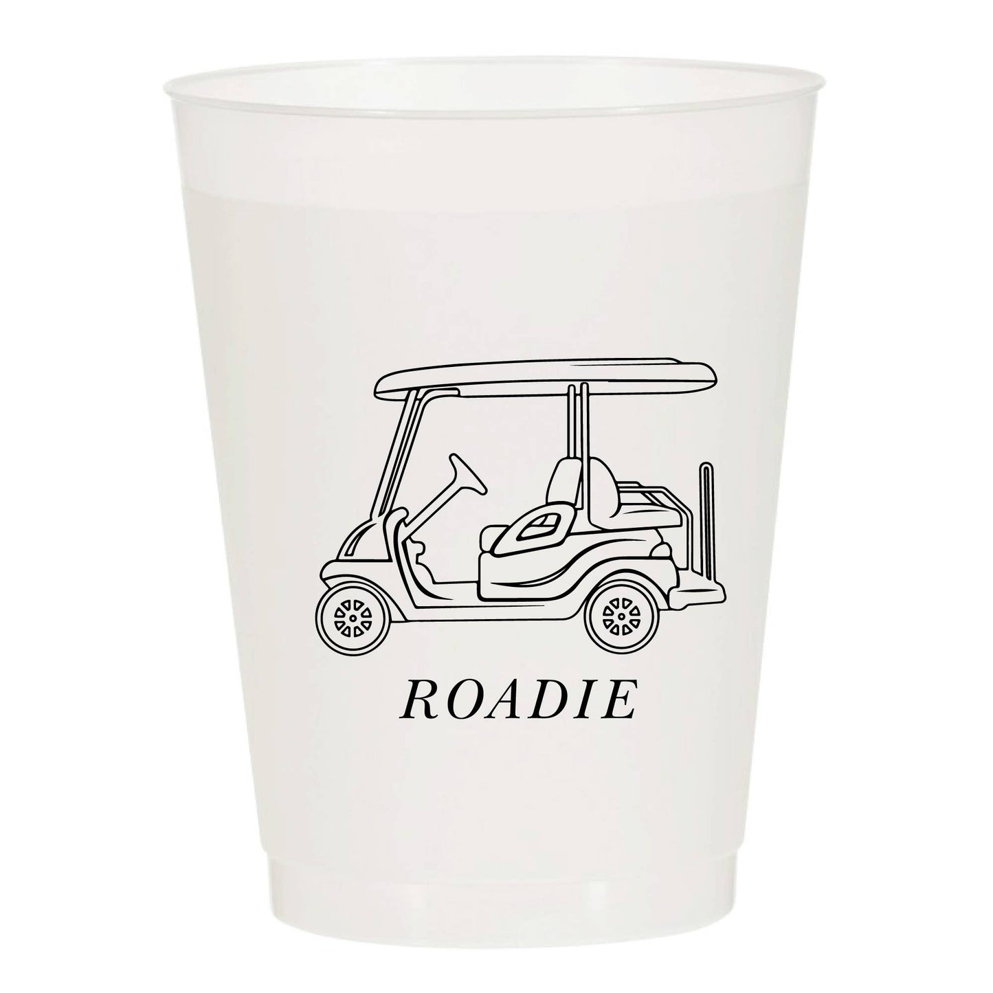 Golf Cart Roadie Masters To Go Reusable Cup - Set of 10 Cups