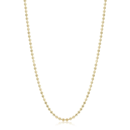 41" Necklace Simplicity Chain Gold - Dignity 8 mm Gold
