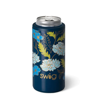 Water Lily Skinny Can Cooler (12 oz)