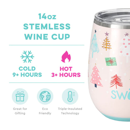 Sugar Trees 14 oz Stemless Wine Glass