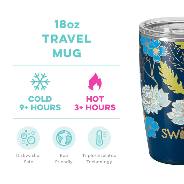 Water Lily Travel Mug (18 oz)